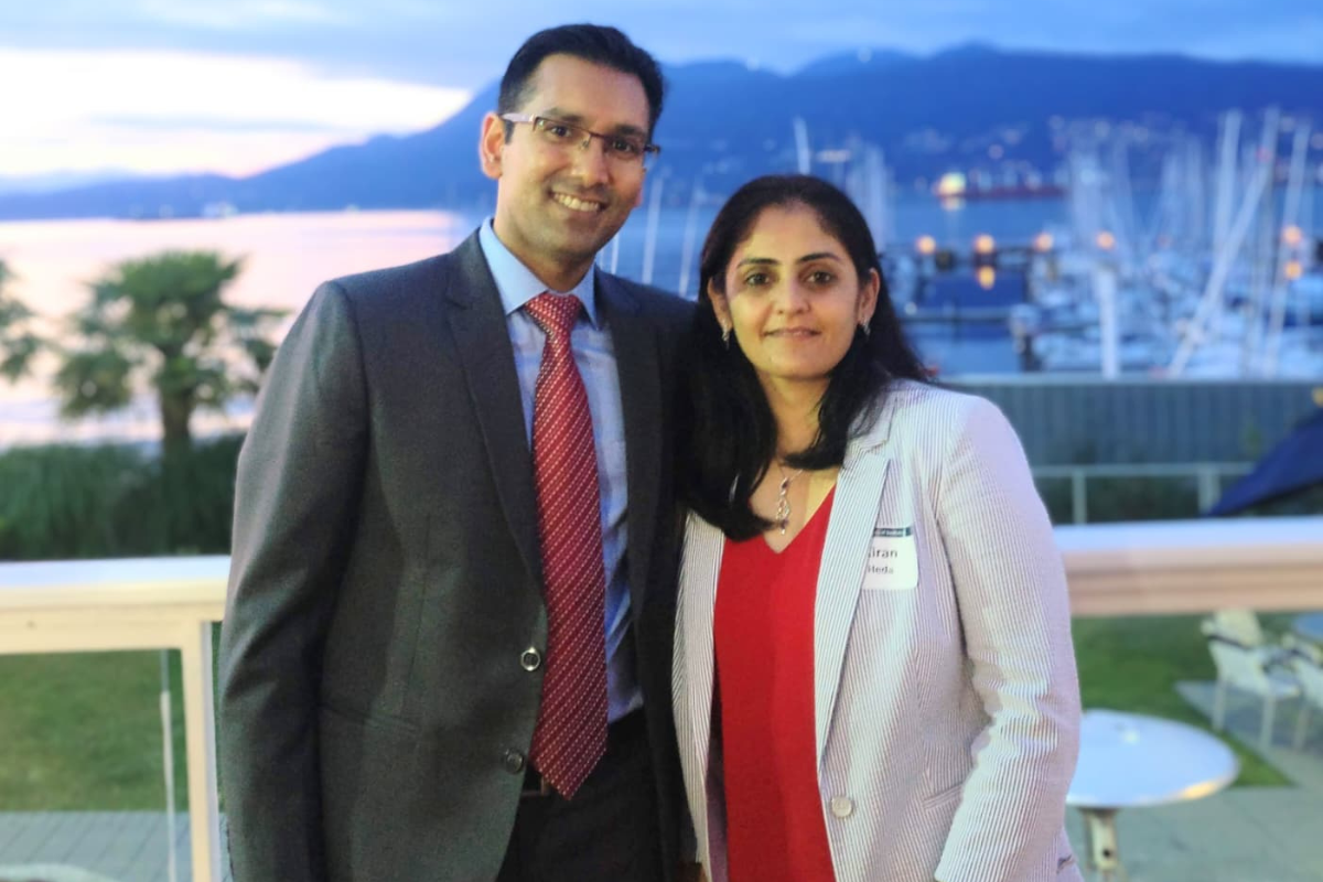 Drs. Piyush and Kiran Heda at Solitaire Orthodontics in Cypress, TX